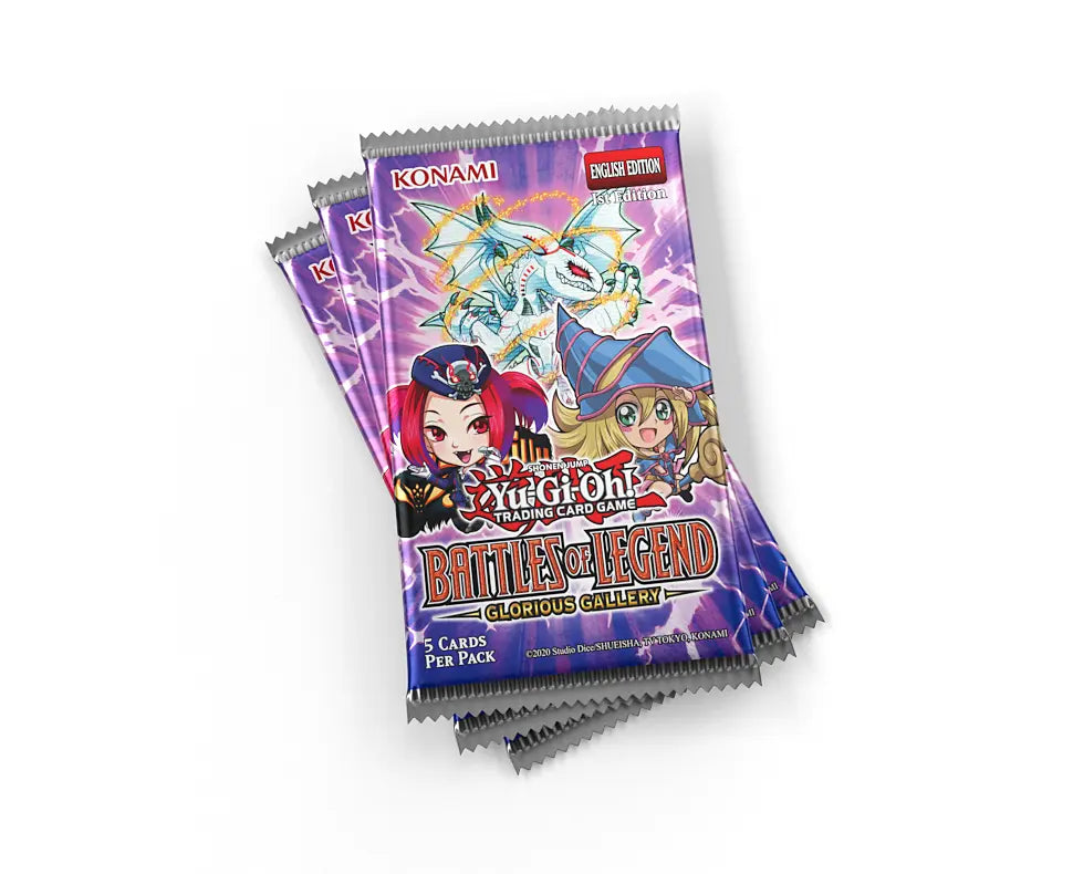 Yu-Gi-Oh! Battles of Legend: Glorious Gallery 3-Pack Tuckbox