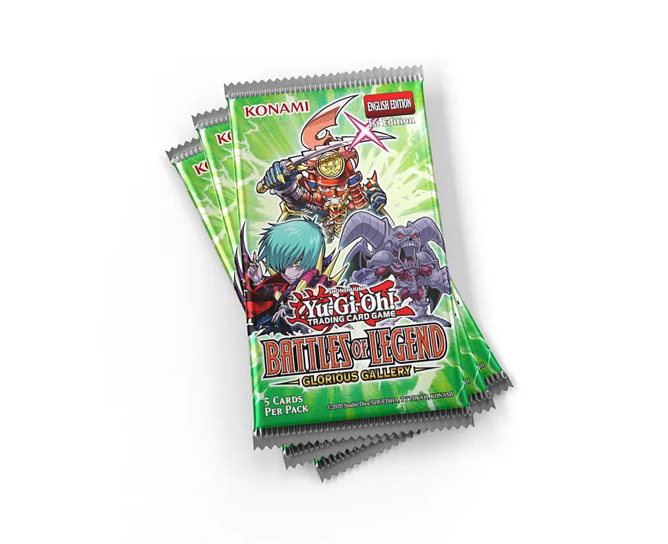 Yu-Gi-Oh! Battles of Legend: Glorious Gallery 3-Pack Tuckbox