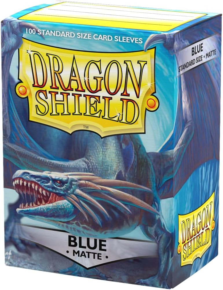 Dragon Shield Matte Standard Size Sleeves - Blue (100-Pack)