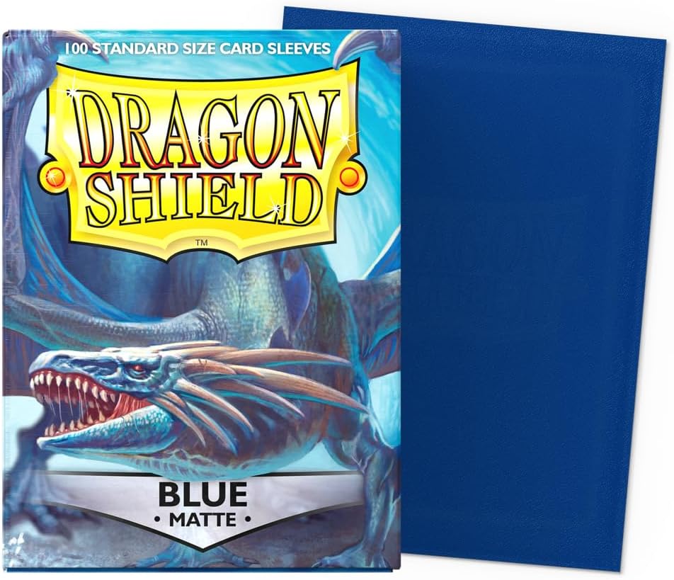Dragon Shield Matte Standard Size Sleeves - Blue (100-Pack)