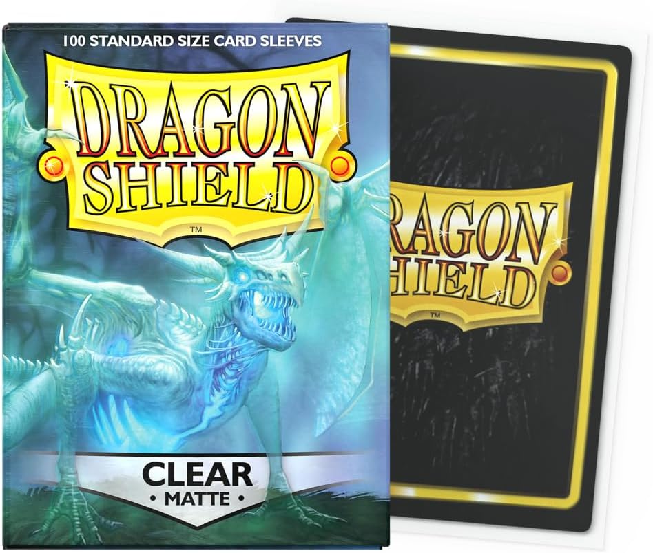 Dragon Shield Matte Standard Size Sleeves - Clear (100-Pack)