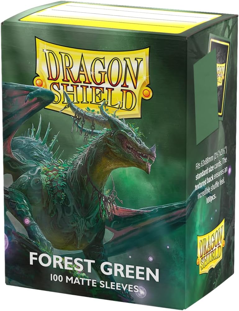 Dragon Shield Matte Standard Size Sleeves - Forest Green (100-Pack)
