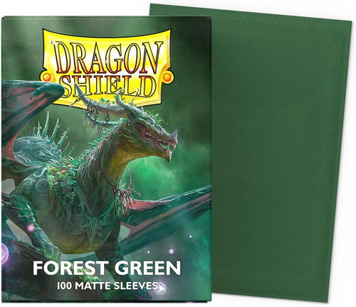 Dragon Shield Matte Standard Size Sleeves - Forest Green (100-Pack)