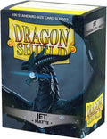 Dragon Shield Matte Standard Size Sleeves - Jet Black (100-Pack)