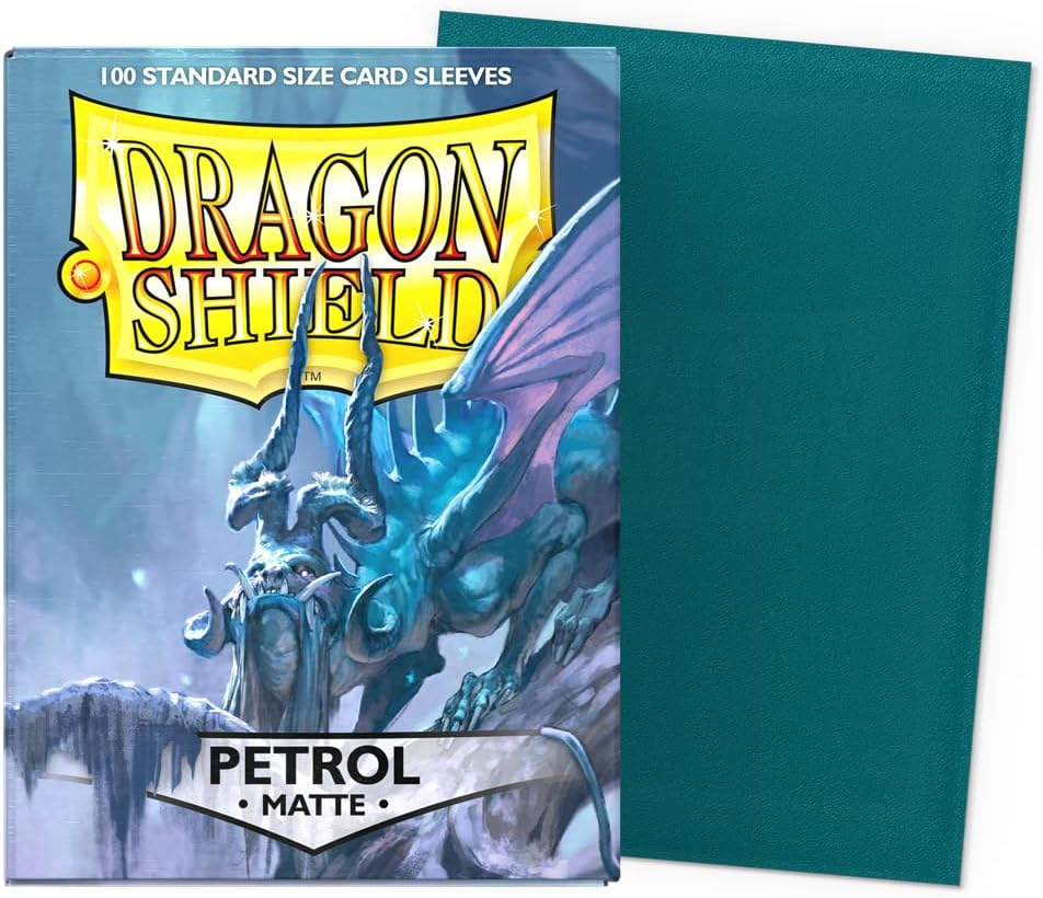 Dragon Shield Matte Standard Size Sleeves - Petrol (100-Pack)