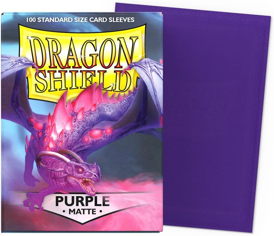 Dragon Shield Matte Standard Size Sleeves - Purple (100-Pack)