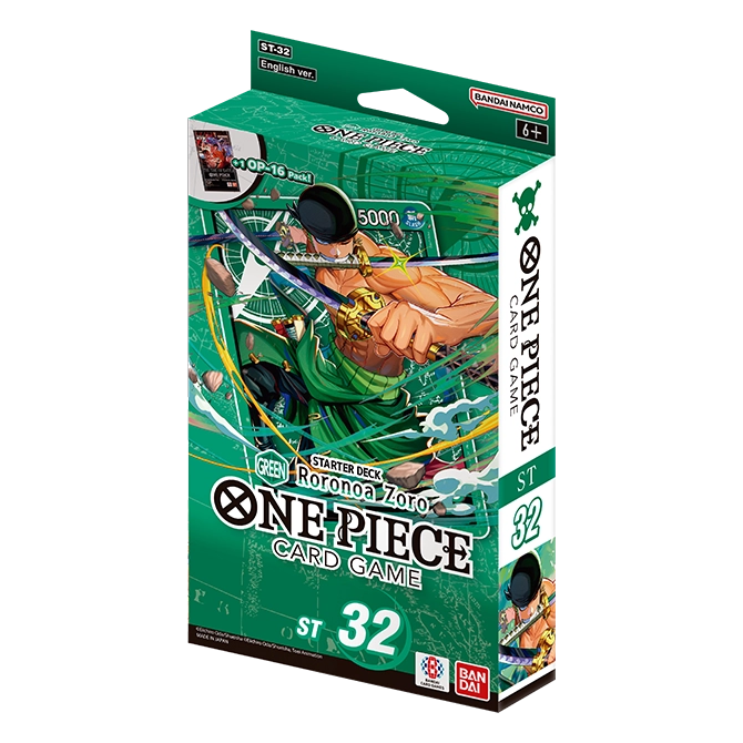 One Piece TCG: Starter Deck - Green Roronoa Zoro [ST-32]