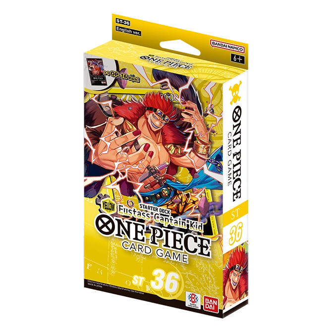 One Piece TCG: Starter Deck - Yellow Eustass "Captain" Kid [ST-36]