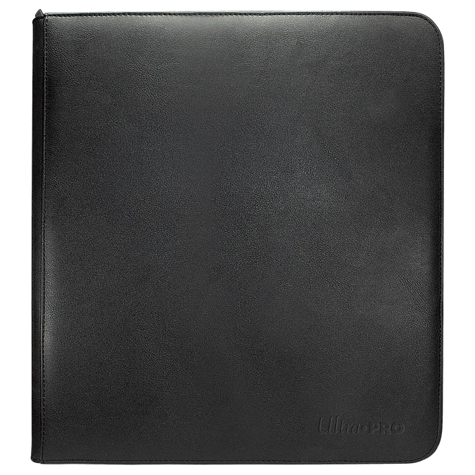 Ultra Pro Vivid 12-Pocket Zippered PRO-Binder - Black