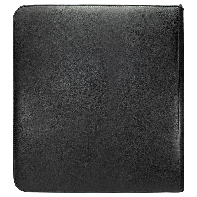 Ultra Pro Vivid 12-Pocket Zippered PRO-Binder - Black