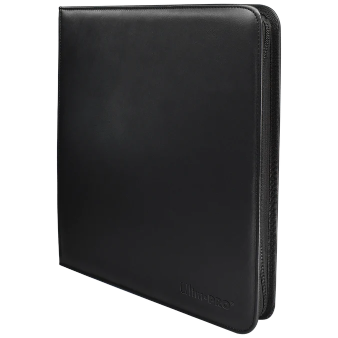 Ultra Pro Vivid 12-Pocket Zippered PRO-Binder - Black